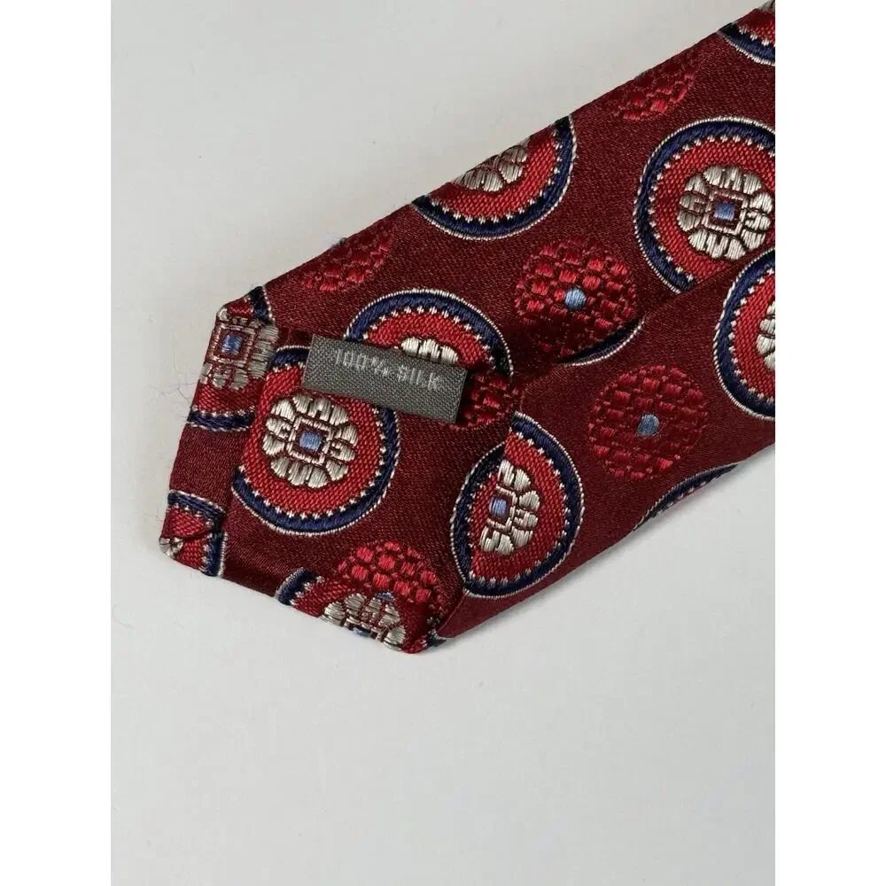 Daniel CREMIEUX‎ Signature Collection Red 100% Silk Tie Limited Edition 495/558